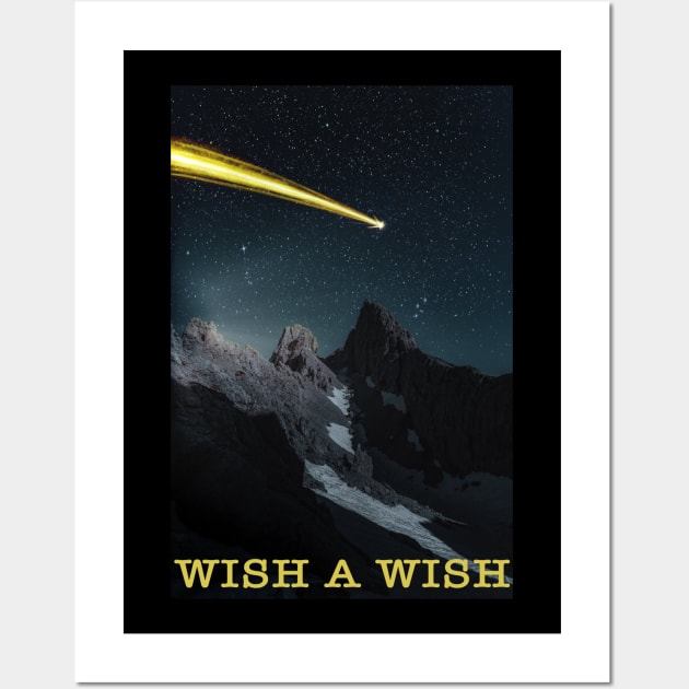 wish a wish lovely t-shirt Wall Art by ahnoun